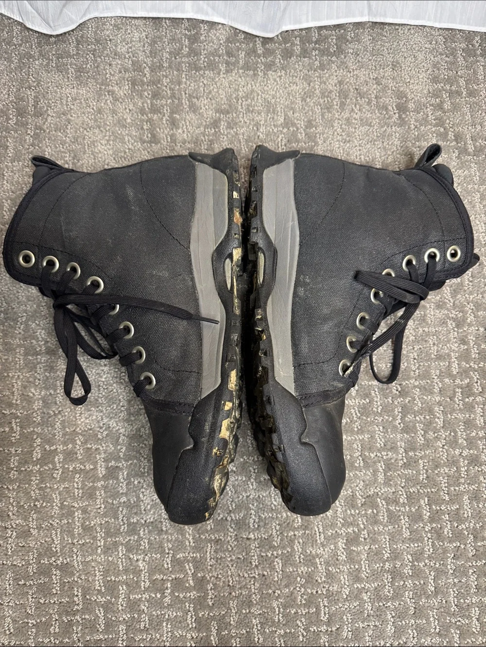 Sorel Men's Paxson 64 Black Lace-Up High-Top Boots
